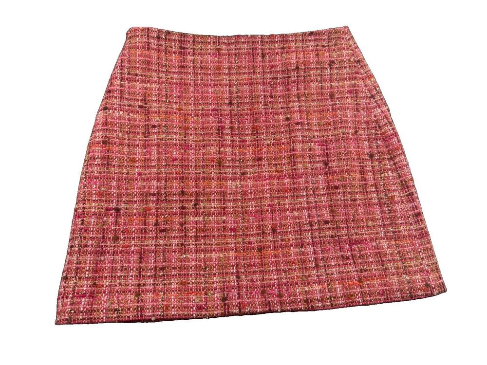 Veronica Beard Ohemia Skirt Pink Multi Tweed Size 0 NWT $398